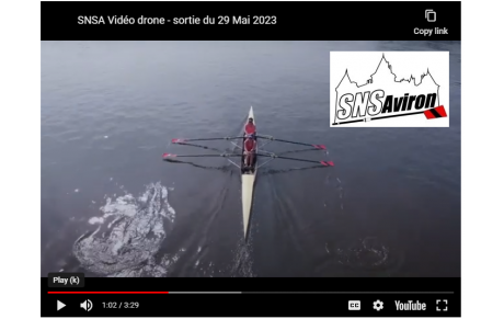 SNSA VIDÉO DRÔNE - SORTIE DU 29 MAI 2023